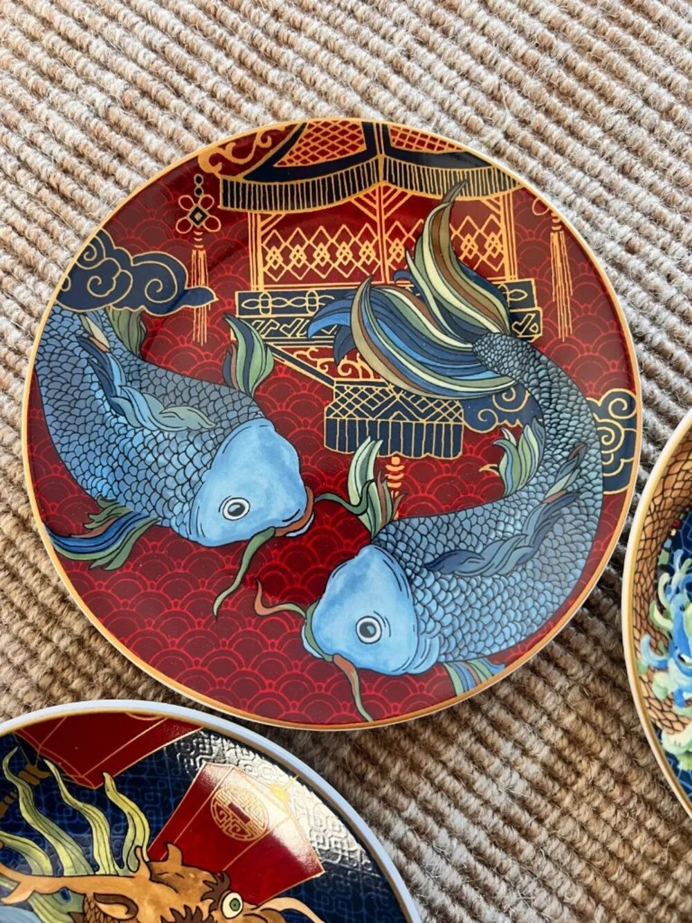 Brand New In Box Williams Sonoma Lunar New Year Appetizer Plates Set of 4